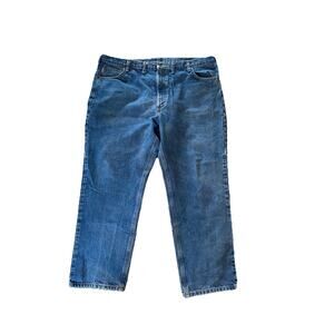 Carhartt B18 DST Men’s Blue Denim Traditional Fit Work Jeans Size 46 X 30